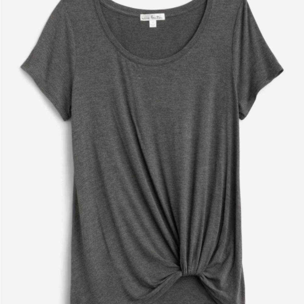 Nine Britton Levie sleeveless knot front knit top